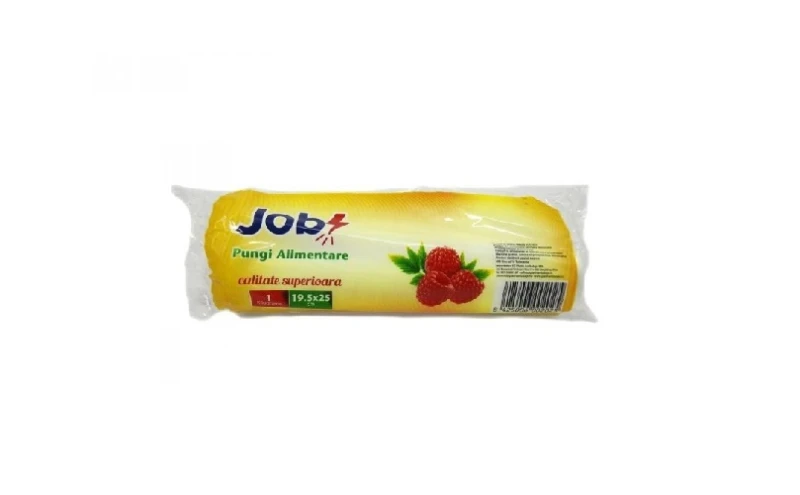 JOB PUNGI ALIMENTE 1KG 19.5X25CM 200BUC
